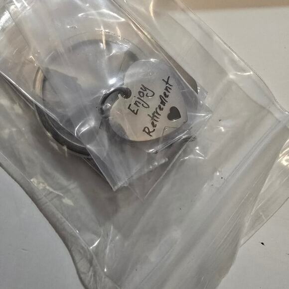 Retirement Special Occassion Keychain - Picture 2 of 3